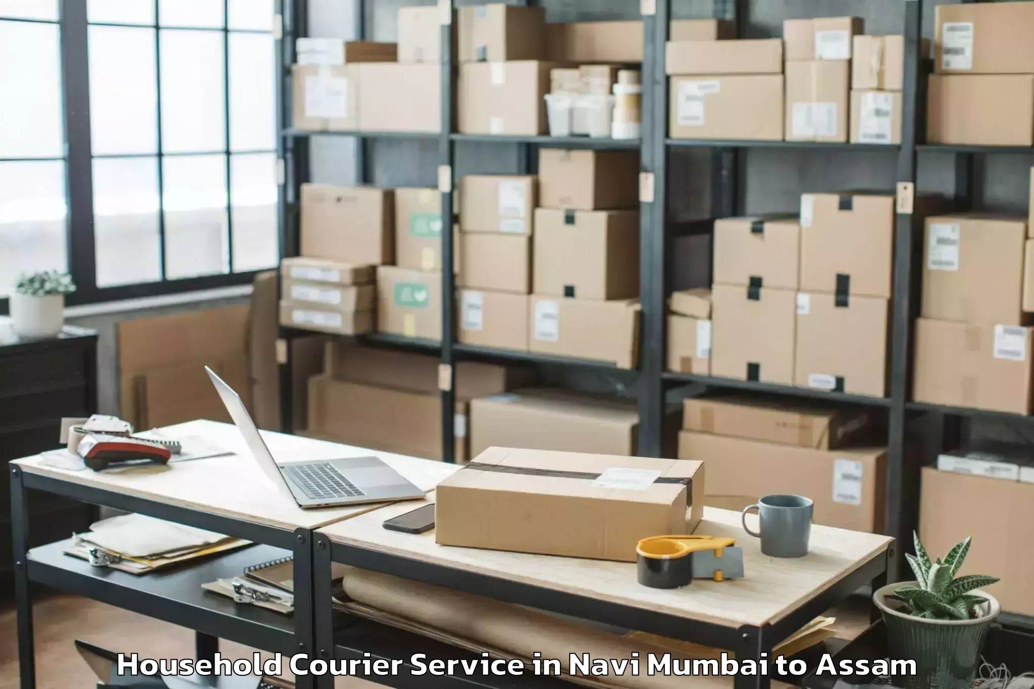 Expert Navi Mumbai to Sapatgram Household Courier